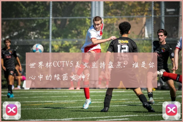 世界杯CCTV5美女主持盘点:谁是你心中的绿茵女神?