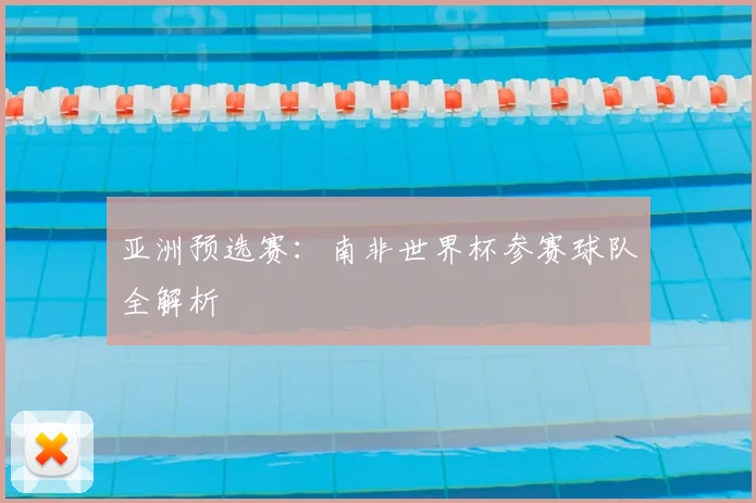 亚洲预选赛：南非世界杯参赛球队全解析